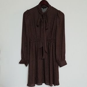 Tara Jarmon Babydoll Puff Sleeve Minidress